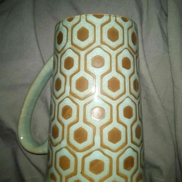 Marble Octagon Coffee Mug Microwave Safe Ceramic Cups with Handle - Picture 5 of 8